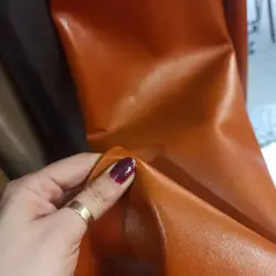 چرم گاوی عسلی ساده - چرمآویز