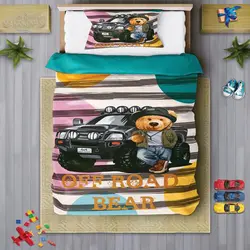 سرویس روتختی پسرانه چیداری مدل 7111 یک نفره 4 تکه