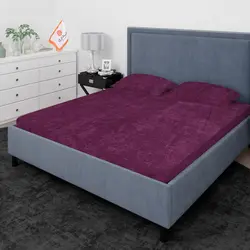 روتختی ترک طرح پتینه بنفش یک نفره سه تکه - چیداری