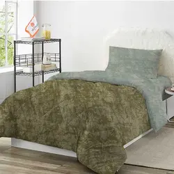 روتختی ترک طرح پتینه سبز زیتونی یک نفره