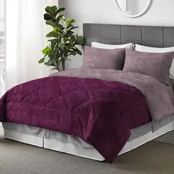 روتختی ترک طرح پتینه یاسی بنفش دونفره