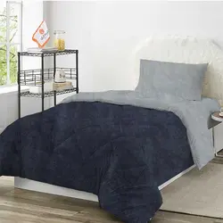 روتختی ترک طرح پتینه آبی سرمه ای یک نفره