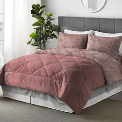 روتختی ترک طرح پتینه گلبهی صورتی دونفره