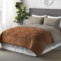 روتختی ترک طرح پتینه کرم قهوه ای روشن دونفره