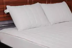 سرویس ملحفه روتشکی پد دار آکو رنگ سفید