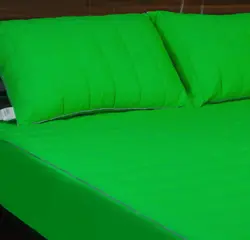 سرویس ملحفه روتشکی پد دار آکو رنگ سبز