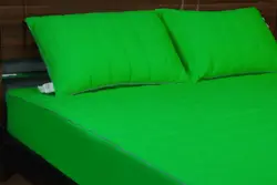 سرویس ملحفه روتشکی پد دار آکو رنگ سبز