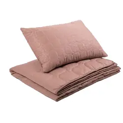 نیم ست لحاف لحاف چهارفصل آکو رنگ نسکافه ای