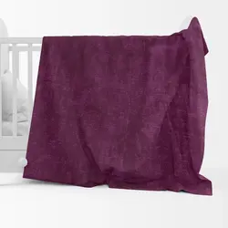 پارچه پنبه ای ترک طرح پتینه رنگ بنفش