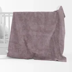 پارچه پنبه ای ترک طرح پتینه رنگ یاسی