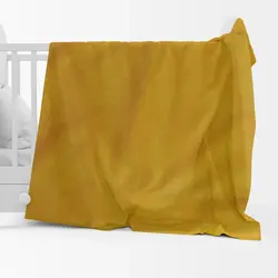 پارچه پنبه ای ترک طرح پتینه رنگ زرد