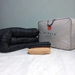 سرویس روتختی هتلی دورنگ چیداری مشکی طلایی