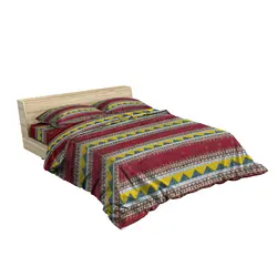 روکش لحاف چیداری مدل گبه یک نفره سایز 220x160 سانتی متر
