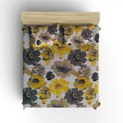 سرویس ملحفه روانداز چیداری مدل سایه دو نفره چهار تکه 160×200