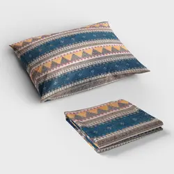 سرویس ملحفه چیداری طرح گبه یک نفره دو تکه 90×200