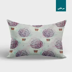 روبالشی چیداری طرح بالن بسته دو عددی