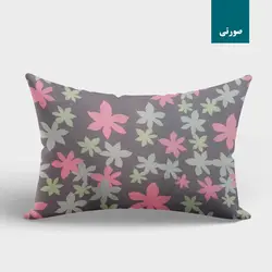 روبالشی چیداری طرح شکوفه بسته دو عددی