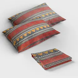 سرویس ملحفه چیداری طرح گبه دو نفره سه تکه 160×200