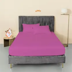 سرویس روتختی میکرو چیداری بنفش دو نفره چهار تکه+لحاف