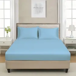 سرویس روتختی میکرو چیداری آبی روشن یک نفره سه تکه+لحاف