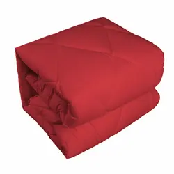 سرویس روتختی میکرو چیداری قرمز دو نفره چهار تکه+لحاف