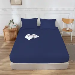 سرویس روتختی میکرو چیداری سرمه ای دو نفره چهار تکه+لحاف