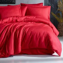 سرویس روتختی کاوری چیداری هتلی قرمز دو نفره چهار تکه