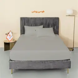 سرویس روتختی میکرو چیداری نقره ای دو نفره چهار تکه+لحاف