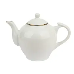 قوری چینی مجلسی لب طلا