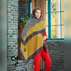 شال نخی کد 105 طرح توپ توپی