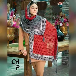 شال نخی کد 105 طرح توپ توپی