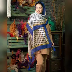 شال نخی کد 105 طرح توپ توپی