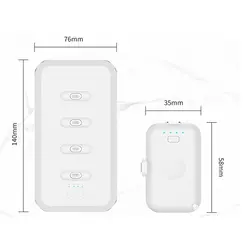 پاوربانک انگشتی - 5000 و 1000 میلی آمپر