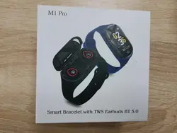 ساعت فیتنس و ایربادز Trackbuds