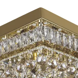لوستر سقفی چشمه نور کد A6565/40x40-GO طلایی - دکورشاپ فروشگاه آنلاین لوستر و لوازم دکوری