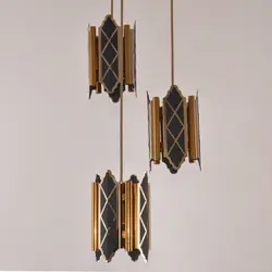 چراغ آویز سه شعله چشمه نور کد 2686/3H - دکورشاپ