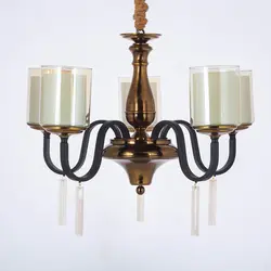 لوستر 6 شعله چشمه نور کد N2602/6 - دکورشاپ