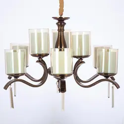 لوستر 9 شعله چشمه نور کد N2699/9 - دکورشاپ