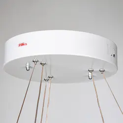 لوستر چشمه نور کد L6312/2H-BK مشکی (آفتابی) - دکورشاپ