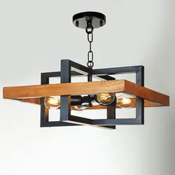 لوستر چهار شعله چشمه نور کد 2237/4 - دکورشاپ فروشگاه آنلاین لوستر و لوازم دکوری