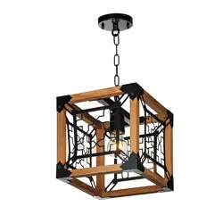 لوستر یک شعله چشمه نور کد 2239/1 - دکورشاپ فروشگاه آنلاین لوستر و لوازم دکوری