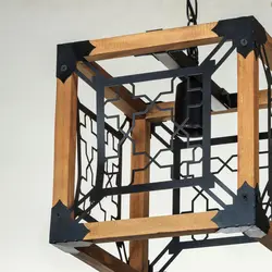 لوستر یک شعله چشمه نور کد 2239/1 - دکورشاپ فروشگاه آنلاین لوستر و لوازم دکوری