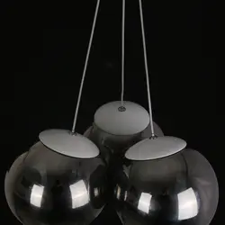 لوستر سه شعله چشمه نور کد A1224/3WT.BK - دکورشاپ
