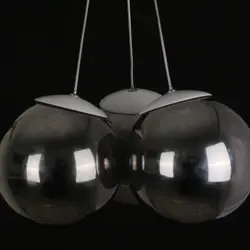 لوستر سه شعله چشمه نور کد A1224/3WT.BK - دکورشاپ