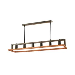 لوستر آویز شش شعله چشمه نور کد A1336/6 - دکورشاپ