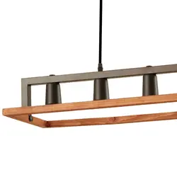 لوستر آویز شش شعله چشمه نور کد A1336/6 - دکورشاپ