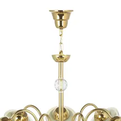 لوستر و چراغ دیواری چشمه نور کد A833/7-1-Pro مجموعه دو عددی - دکورشاپ