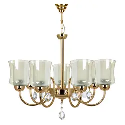 لوستر و چراغ دیواری چشمه نور کد A811/7-1-G-Pro - دکورشاپ