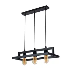 لوستر مدرن چشمه نور کد A1333/3-BK - دکورشاپ