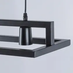 لوستر مدرن چشمه نور کد A1333/3-BK - دکورشاپ